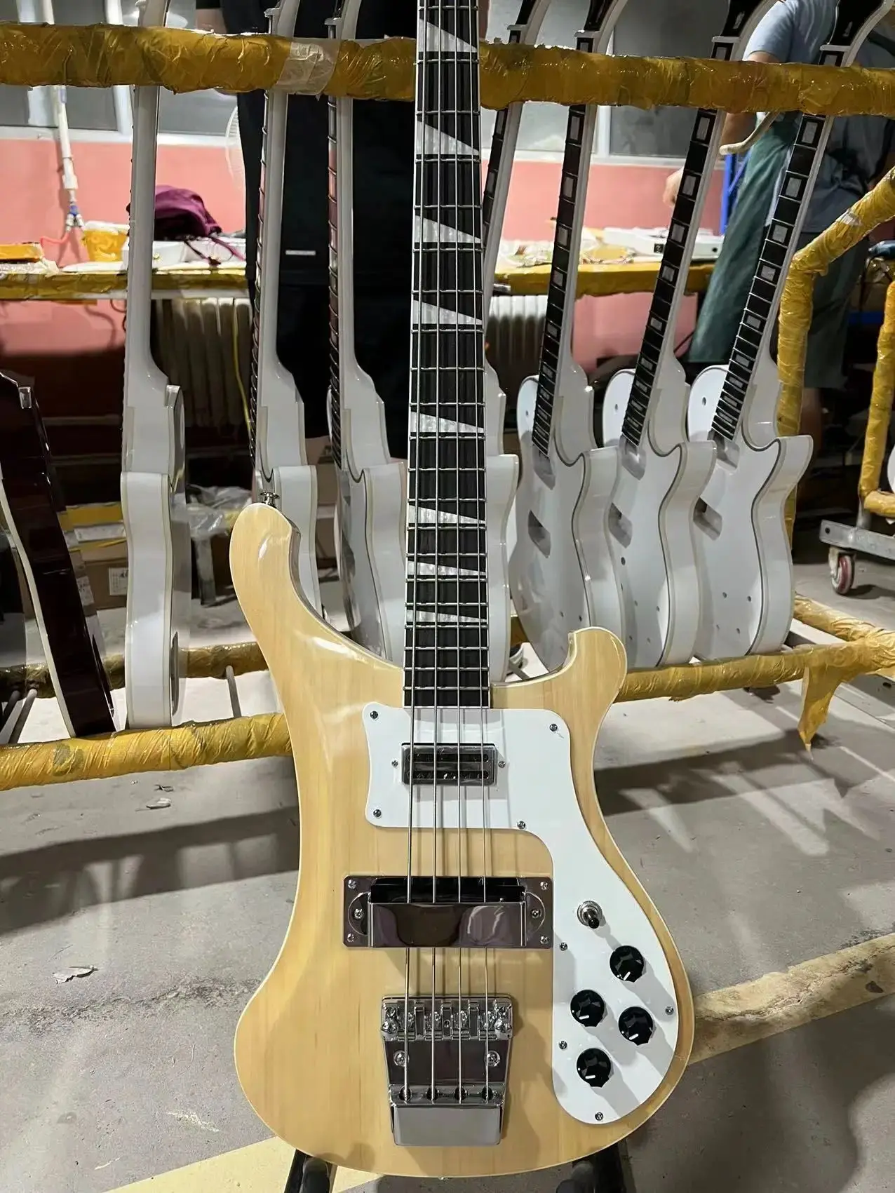 

Ric kenback 4003 Bass 4 Strings Original Wood Color High Quality Guitarra Chrome Hardware Free Shipping