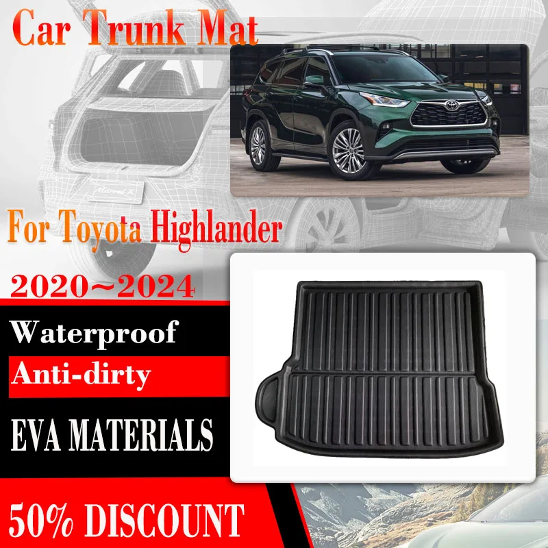 EVA Car Boot Liner For Toyota Highlander 2020 2021 2022 2024 Trunk Storage Pad Car Rear Trunk Mat Mud Tappetini Auto Accessories
EVA Car Boot Liner For Toyota Highlander 2020 2021 2022 2024 Trunk Storage Pad Car Rear Trunk Mat Mud Tappetini Auto Accessories