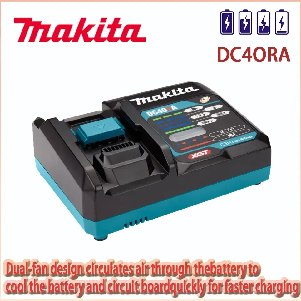 Makita DC40RA 40V Max XGT Rapid Optimum Charger Digital Display Original 40V Lithium Battery Charger Dual Fan Design
Makita DC40RA 40V Max XGT Rapid Optimum Charger Digital Display Original 40V Lithium Battery Charger Dual Fan Design