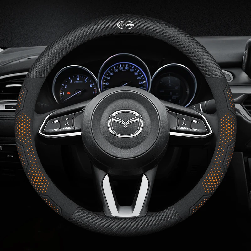 Car Steering Wheel Cover For Mazda 2 3 6 Skyactiv CX-5 CX-30 CX4 CX6 CX-8 CX-7 CX-9 BL BM MX-5 Atenza Axela Diante Demio Premacy
Car Steering Wheel Cover For Mazda 2 3 6 Skyactiv CX-5 CX-30 CX4 CX6 CX-8 CX-7 CX-9 BL BM MX-5 Atenza Axela Diante Demio Premacy