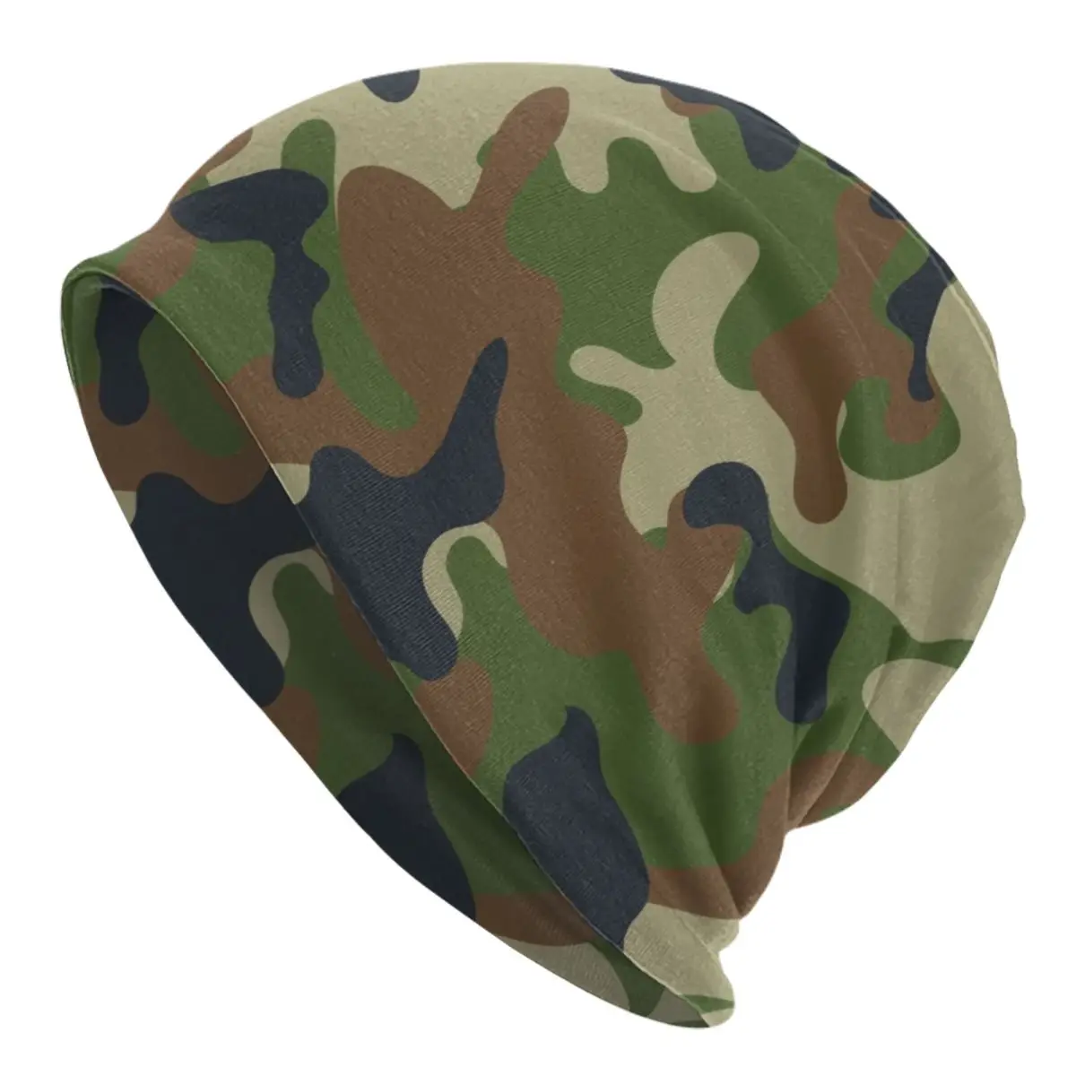

Woodland Camouflage Skullies Beanies Caps Winter Warm Knitting Hat Hip Hop Adult Military Army Camo Bonnet Hats Outdoor Ski Cap