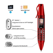 AK007 Pen Mini CellPhone 0.96" Tiny Screen GSM Dual SIM Camera Flashlight Bluetooth Dialer Mobile Phones with Recording Pen AK007 Pen Mini CellPhone 0.96" Tiny Screen GSM Dual SIM Camera Flashlight Bluetooth Dialer Mobile Phones with Recording Pen