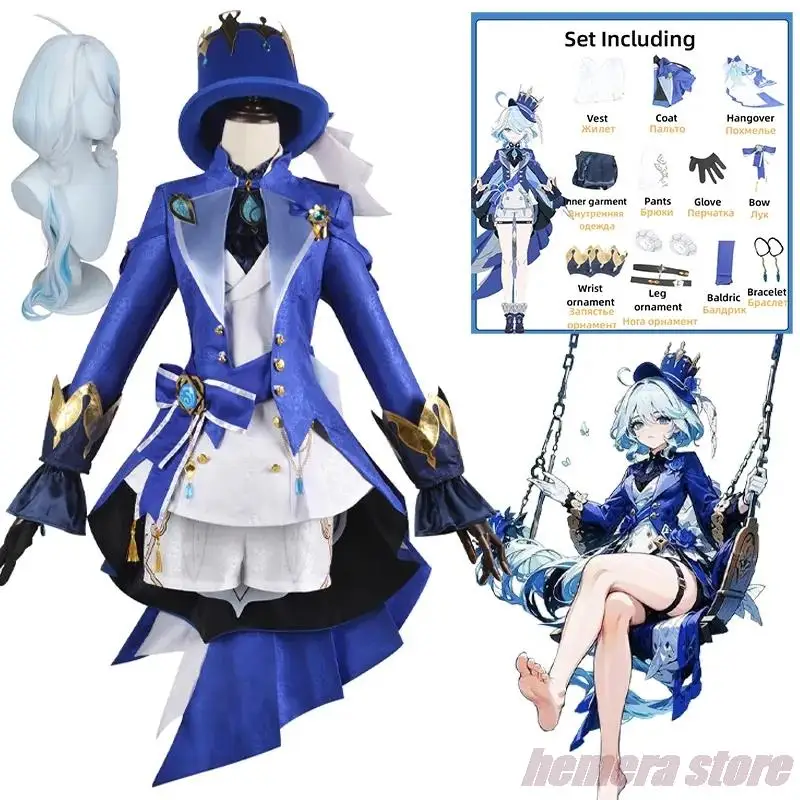 Focalors Cosplay Genshin Impact Cosplay Costume Uniform Dress Focalors Wig Hat Game Genshin Impact Halloween Party Cos For Women
Focalors Cosplay Genshin Impact Cosplay Costume Uniform Dress Focalors Wig Hat Game Genshin Impact Halloween Party Cos For Women