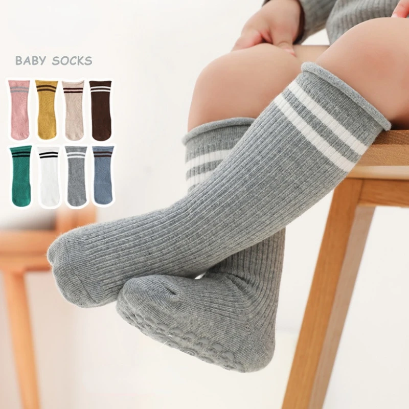 Baby Socks For Girls Boys Spring Autumn Anti Slip Long Floor Socks Cotton Stripe Toddler Infant Knee High Socken Kids Stockings
Baby Socks For Girls Boys Spring Autumn Anti Slip Long Floor Socks Cotton Stripe Toddler Infant Knee High Socken Kids Stockings