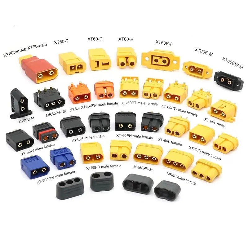 Spare Parts 1 PCS/ Pair of XT60 XT90 Male Female Connector with Cover Bullet Plug Heat Shrink for RC Model Battery ESC Charger
Spare Parts 1 PCS/ Pair of XT60 XT90 Male Female Connector with Cover Bullet Plug Heat Shrink for RC Model Battery ESC Charger