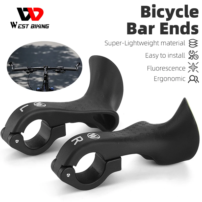 WEST BIKING MTB Handle Bar Ends Ergonomic 22.2mm Universal Moutain Bike Ultralight Nylon Fiber Cycling Small Auxiliary Handlebar
WEST BIKING MTB Handle Bar Ends Ergonomic 22.2mm Universal Moutain Bike Ultralight Nylon Fiber Cycling Small Auxiliary Handlebar