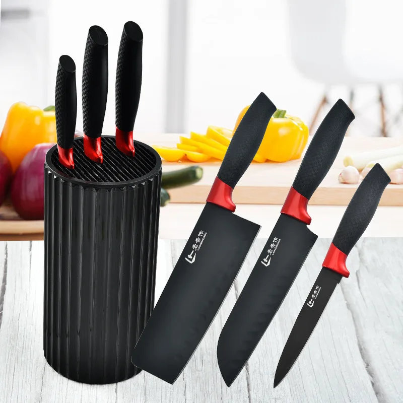 Stainless Steel Black Blade Kitchen Knife Set Chef Knife Kitchen Slicing Knife Meat Cleaver Fruit Knife Kitchen Cooking Tools
Stainless Steel Black Blade Kitchen Knife Set Chef Knife Kitchen Slicing Knife Meat Cleaver Fruit Knife Kitchen Cooking Tools
