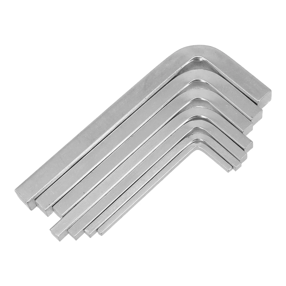 7pcs L Shape Square Wrench Head 4 Point Screw Nuts Spanner Set 3-10mm Screwdriver Metric Hand Repair Mechanical Workshop Tools
7pcs L Shape Square Wrench Head 4 Point Screw Nuts Spanner Set 3-10mm Screwdriver Metric Hand Repair Mechanical Workshop Tools