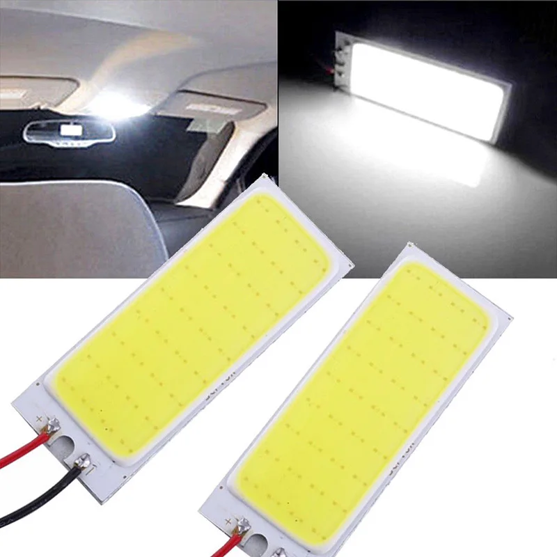 2Pcs 12V Car Interior Panel Lamp Xenon HID White 36 COB LED Dome Map Light Bulbs Auto Interior Reading Bulb
2Pcs 12V Car Interior Panel Lamp Xenon HID White 36 COB LED Dome Map Light Bulbs Auto Interior Reading Bulb