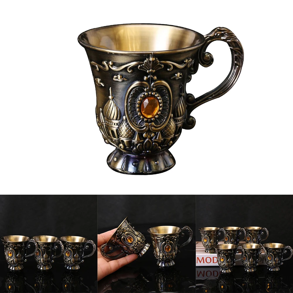 Mini Spirits Wine Glasses Cup 30ml Relief Retro Diamond Pattern Alloy Goblet European Old Wine Glass Alloy Antique Wine Set
Mini Spirits Wine Glasses Cup 30ml Relief Retro Diamond Pattern Alloy Goblet European Old Wine Glass Alloy Antique Wine Set