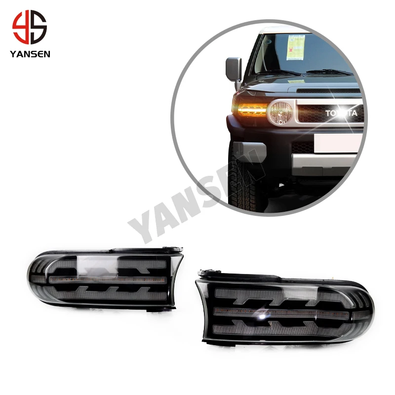 Daylight Turn Signals for Toyota FJ Land Cruiser 2007-2021 LED DRL Daytime Running Light Car Lamp Accessories
Daylight Turn Signals for Toyota FJ Land Cruiser 2007-2021 LED DRL Daytime Running Light Car Lamp Accessories