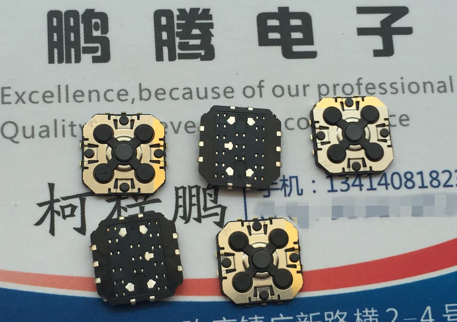 10PCS/lot EVQQ3KA15 Original japan TT5 button 10*10*1.5 multi-function five-way switch patch navigation
10PCS/lot EVQQ3KA15 Original japan TT5 button 10*10*1.5 multi-function five-way switch patch navigation
