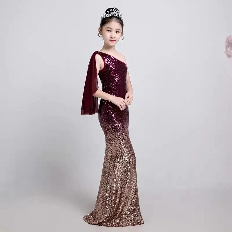 Elegant Long Sequins Mermaid Flower Girl Dresses for Wedding Kids Prom Party Dress Teens Pageant Birthday Evening Gowns 14 Years
Elegant Long Sequins Mermaid Flower Girl Dresses for Wedding Kids Prom Party Dress Teens Pageant Birthday Evening Gowns 14 Years