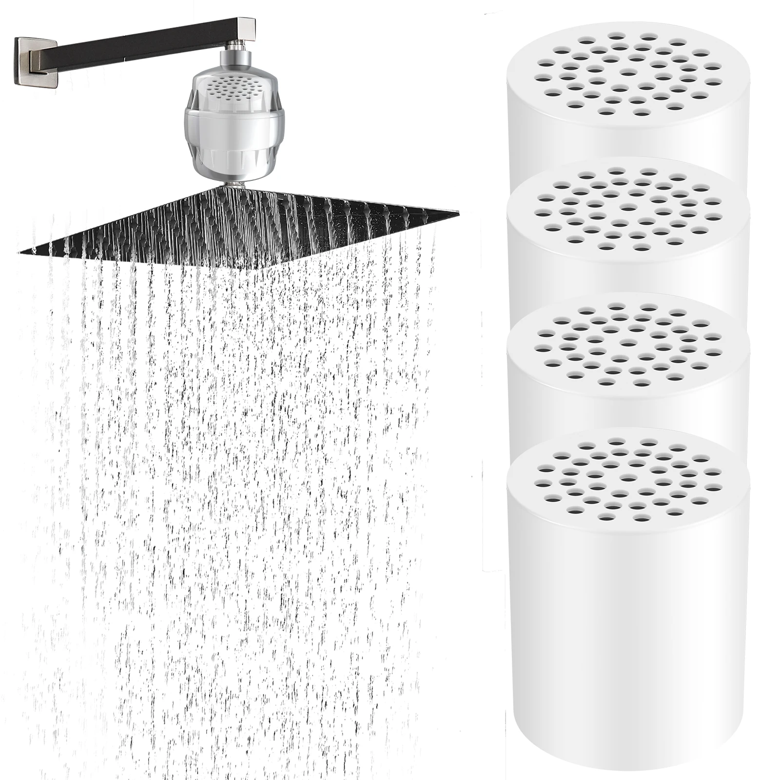 New 4Pcs 20 Stage Shower Filter Replacement Cartridge Universal Hard Water Filter Cartridge Easy Install Shower Head Filters
New 4Pcs 20 Stage Shower Filter Replacement Cartridge Universal Hard Water Filter Cartridge Easy Install Shower Head Filters