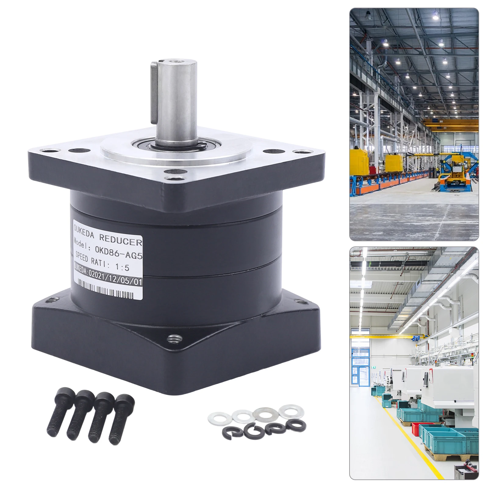 Input Gear Head Planetary Gearbox, Nema34 Speed Reducer for CNC Stepper Motor, 1/2"
Input Gear Head Planetary Gearbox, Nema34 Speed Reducer for CNC Stepper Motor, 1/2"