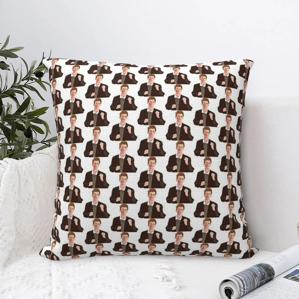 Rick Roll Square Pillowcase Polyester Pillow Cover Velvet Cushion Zip Decorative Comfort Throw Pillow For Home Car
Rick Roll Square Pillowcase Polyester Pillow Cover Velvet Cushion Zip Decorative Comfort Throw Pillow For Home Car
