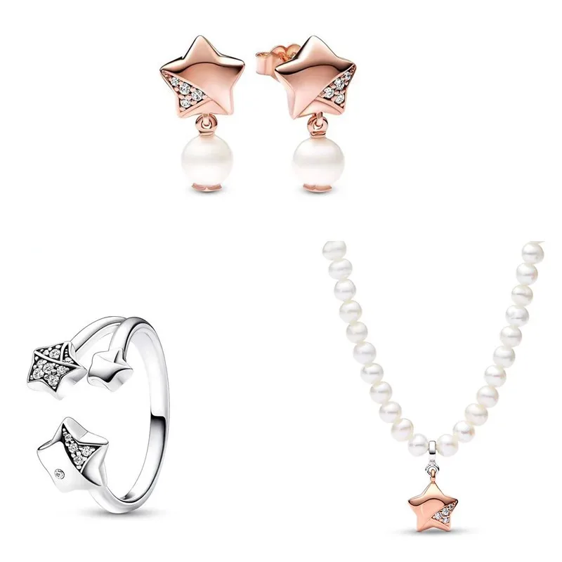 Authentic 925 Sterling Silver Star Sincerity Twist With Crystal Ring For Women Wedding Party Europe Fashion Jewelry
Authentic 925 Sterling Silver Star Sincerity Twist With Crystal Ring For Women Wedding Party Europe Fashion Jewelry