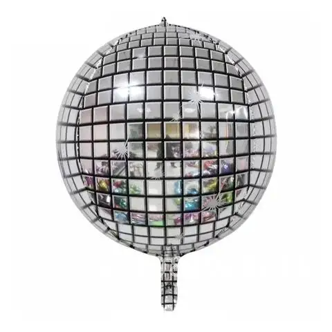 Foil Disco Ball Balloons Silver Laser Metalic balloon for Dance bar Disco Popular Wedding Birthday Party Space Decoration
Foil Disco Ball Balloons Silver Laser Metalic balloon for Dance bar Disco Popular Wedding Birthday Party Space Decoration