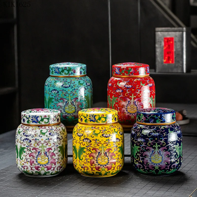 Chinese Retro Vine Flower Enamel Storage Jar Decoration Household Portable Sealed Tea Cans Bottle Kitchen Storage Home Decor
Chinese Retro Vine Flower Enamel Storage Jar Decoration Household Portable Sealed Tea Cans Bottle Kitchen Storage Home Decor