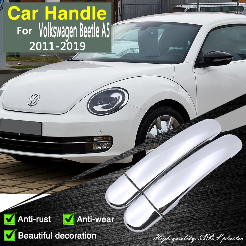 for VW Beetle A5 Volkswagen Coccinelle Maggiolino Fusca 2011~2019 Chrome Door Handle Cover Accessories Stickers Trim Decorative
for VW Beetle A5 Volkswagen Coccinelle Maggiolino Fusca 2011~2019 Chrome Door Handle Cover Accessories Stickers Trim Decorative