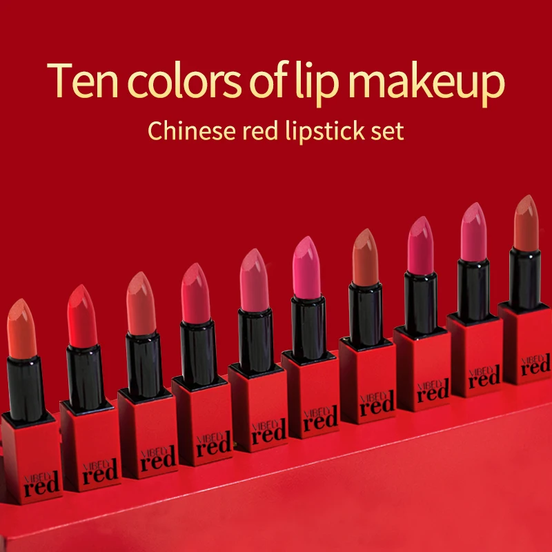 10 Color Velvet Matte Lipstick Set Long Lasting Waterproof Moisturizing Lip Blam Makeup Cosmetics Christmas Presents Gift Kit
10 Color Velvet Matte Lipstick Set Long Lasting Waterproof Moisturizing Lip Blam Makeup Cosmetics Christmas Presents Gift Kit