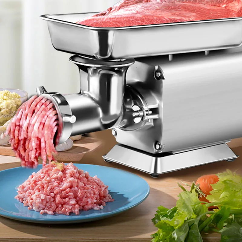 Commercial Meat Grinder Desktop High-power Stainless Steel Automatic Enema Meat Machine for Butcher Shop
Commercial Meat Grinder Desktop High-power Stainless Steel Automatic Enema Meat Machine for Butcher Shop