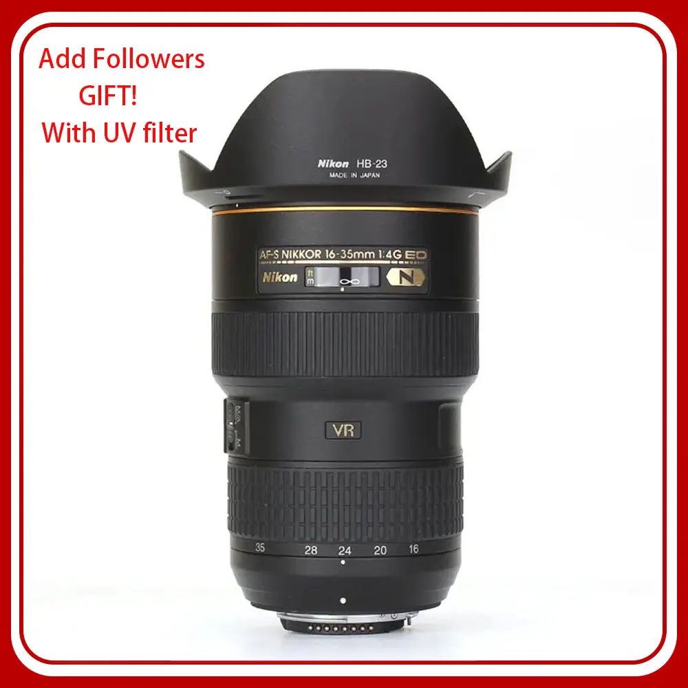 

Nikon AF-S NIKKOR 16-35mm f/4G ED VR Lens For Nikon SLR Cameras