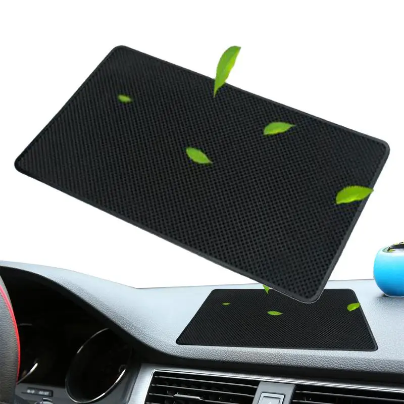 

Car Dashboard Mat Sticky Anti-Slip Storage Mat Pads Car Interior Storage Non-Slip Silicone Pads Dash Pad For Cell Phones