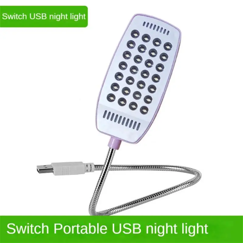 

28 Led Bright Reading Light Night Light New In Dormitory Book Lamp Nightlight Switch Type Portable Usb Book Lighting