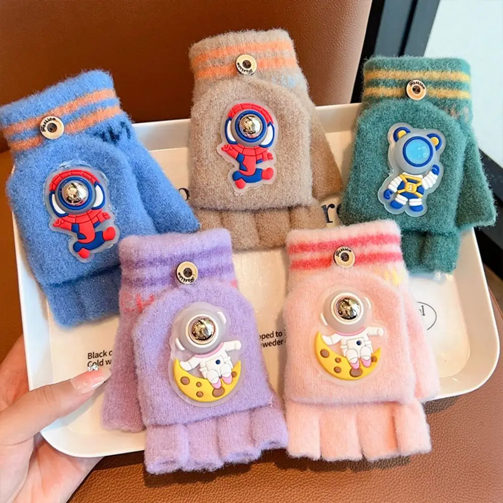 Cartoon Half Finger Flip Gloves Kids Fingerless Gloves Winter Warm Mittens Knitted Gloves Knitted Half Finger Gloves
Cartoon Half Finger Flip Gloves Kids Fingerless Gloves Winter Warm Mittens Knitted Gloves Knitted Half Finger Gloves
