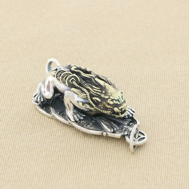 S925 Sterling Silver Lucky Pixiu Pendant for Men and Women, Vintage Fashion Personality Trendy and Dominant Pendant Solid
S925 Sterling Silver Lucky Pixiu Pendant for Men and Women, Vintage Fashion Personality Trendy and Dominant Pendant Solid
