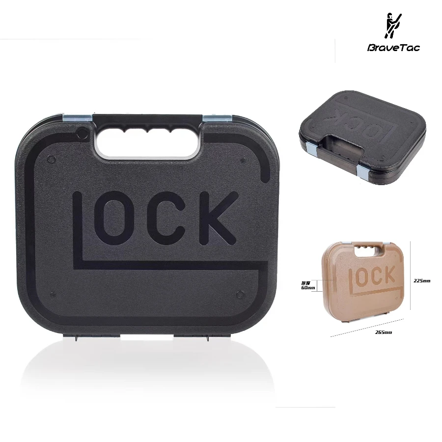 BraveTac GLOCK ABS Pistol Case Gun Protector Tactical Hard Shell Tool Storage Box Padded Foam Lining Hunting Airsoft Accessories
BraveTac GLOCK ABS Pistol Case Gun Protector Tactical Hard Shell Tool Storage Box Padded Foam Lining Hunting Airsoft Accessories