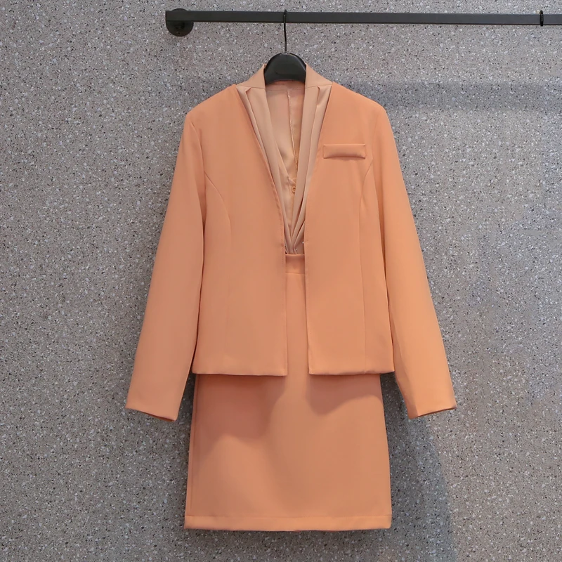 Spring Summer Women Elegant Workwear Blazers And Shirt And Pencil Skirts Suit Female Fashion Office Lady Coat Skirt 3 Piece Set
Spring Summer Women Elegant Workwear Blazers And Shirt And Pencil Skirts Suit Female Fashion Office Lady Coat Skirt 3 Piece Set