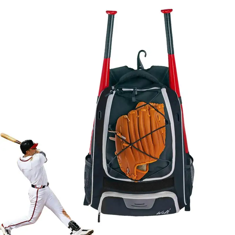 

Bat Bags Baseball Youth Baseball Bag For Boys Youth Baseball Backpack Equipment Bag Waterproof Tear-Resistant Large Main