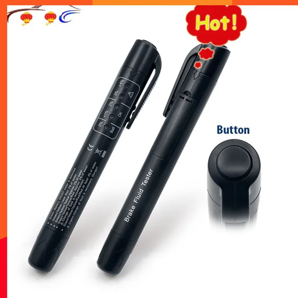 Brake Fluid Tester LED Car Vehicle Auto Automotive Testing Tool Fluid Tester Car Brake Fluid Tester Pen
Brake Fluid Tester LED Car Vehicle Auto Automotive Testing Tool Fluid Tester Car Brake Fluid Tester Pen