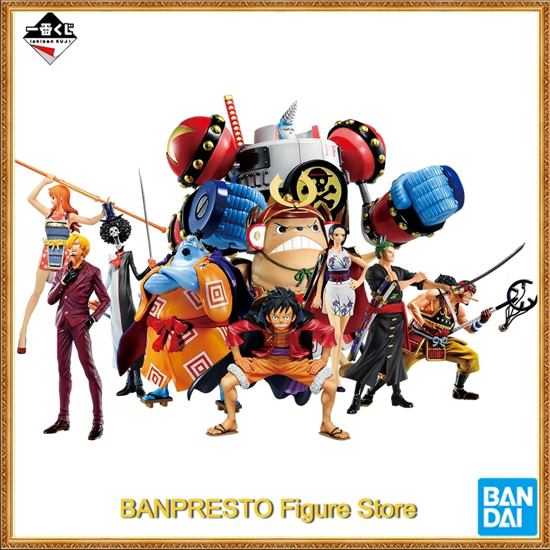 

In Stock Original Bandai Ichibansho Kuji One Piece VOL.100 Anniversary Figure Yamato Luffy Zoro Sanji Nami Robin Usopp FRANKY