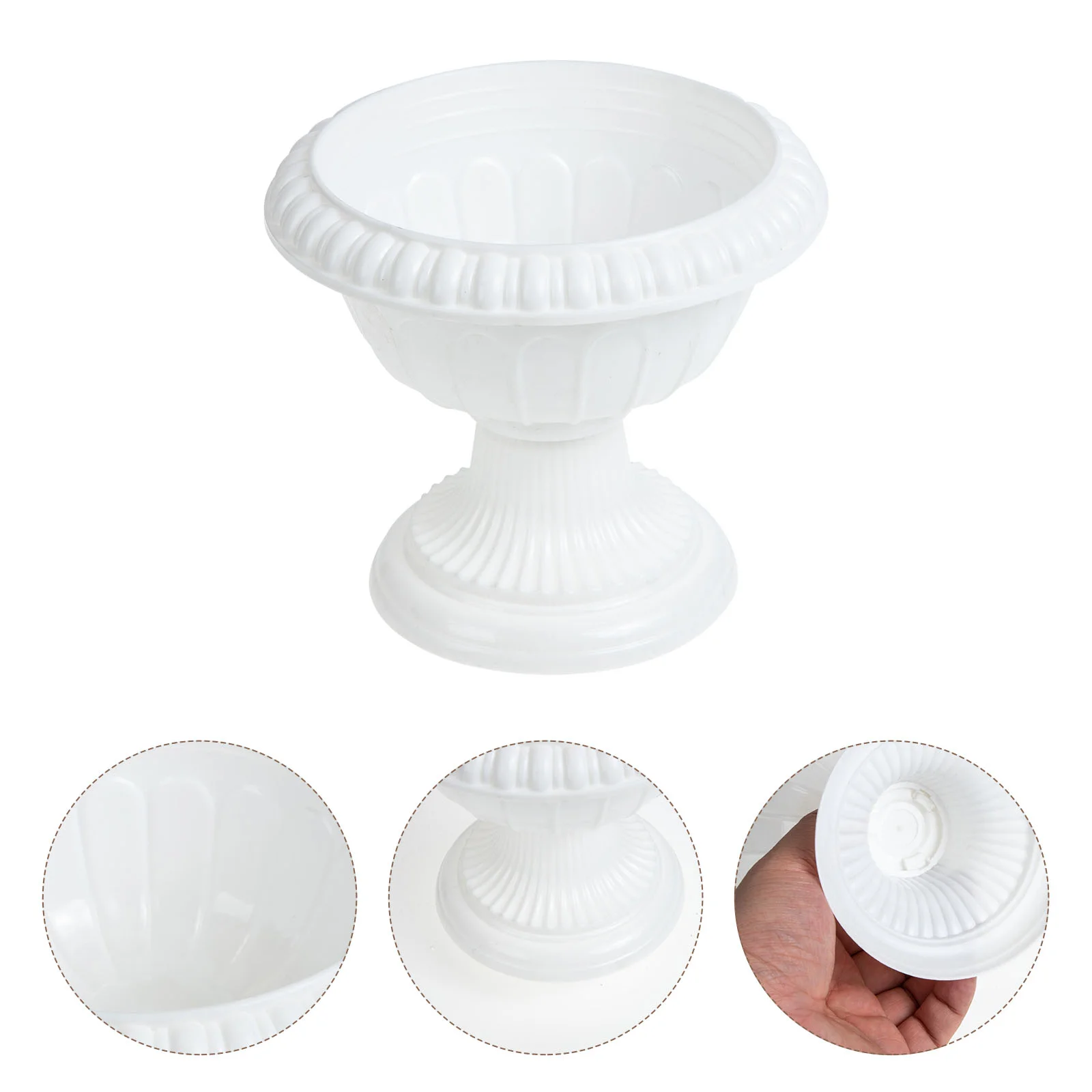 Home Decor Wedding Flower Pot Rome Style Porch Planter Pots Outdoor European Household Decorative Plastic White Balcony
Home Decor Wedding Flower Pot Rome Style Porch Planter Pots Outdoor European Household Decorative Plastic White Balcony