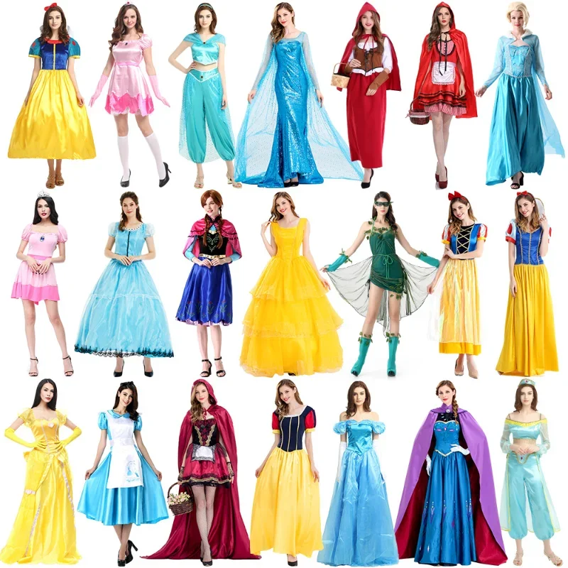 Women Halloween Princess Dresses Birthday Party Costume Snow Queen Bella White Snow White Gifts for Women
Women Halloween Princess Dresses Birthday Party Costume Snow Queen Bella White Snow White Gifts for Women