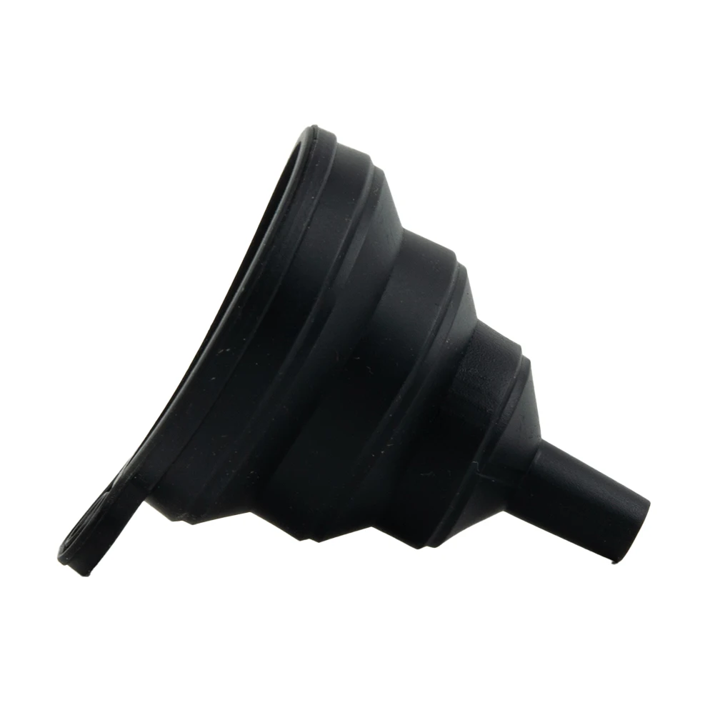 

Universal Collapsible Silicone Car Funnel 7cmX6cm -20°C To 220°C 0.9CM Interface Engine Oil Top Up Filler Supplies Accessories