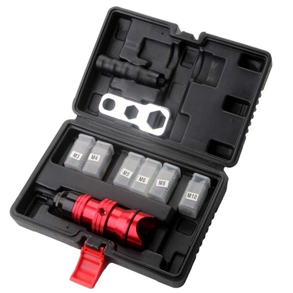 Rivet Nut Tool Adapter Riveting M3~M10 Electric Drill Adapter Insertion Nut For Drilling Positioning Home Decoration Power Tools
Rivet Nut Tool Adapter Riveting M3~M10 Electric Drill Adapter Insertion Nut For Drilling Positioning Home Decoration Power Tools
