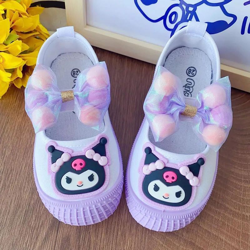Kawaii Sanrio Anime Little White Shoes Cute Kuromi My Melody Cinnamoroll Cartoon Canvas Non-Slip Princess Shoes Gifts for Kids
Kawaii Sanrio Anime Little White Shoes Cute Kuromi My Melody Cinnamoroll Cartoon Canvas Non-Slip Princess Shoes Gifts for Kids