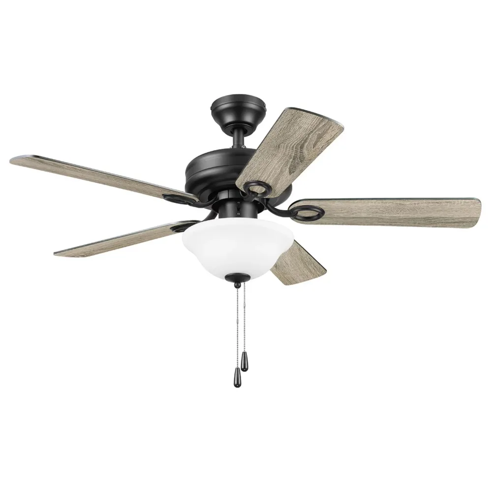 44" Black Traditional LED Ceiling Fan With 5 Blades Light Kit Pull Chains & Reverse Airflow Control Cooling Appliances Household
44" Black Traditional LED Ceiling Fan With 5 Blades Light Kit Pull Chains & Reverse Airflow Control Cooling Appliances Household