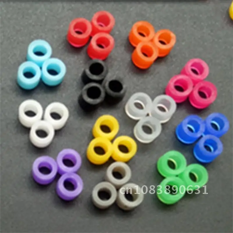 

200 Bird Leg Bands Rings for Parrot Finch Canary Gouldian pcs diameter 3mm Bird foot Ring Color random delivery