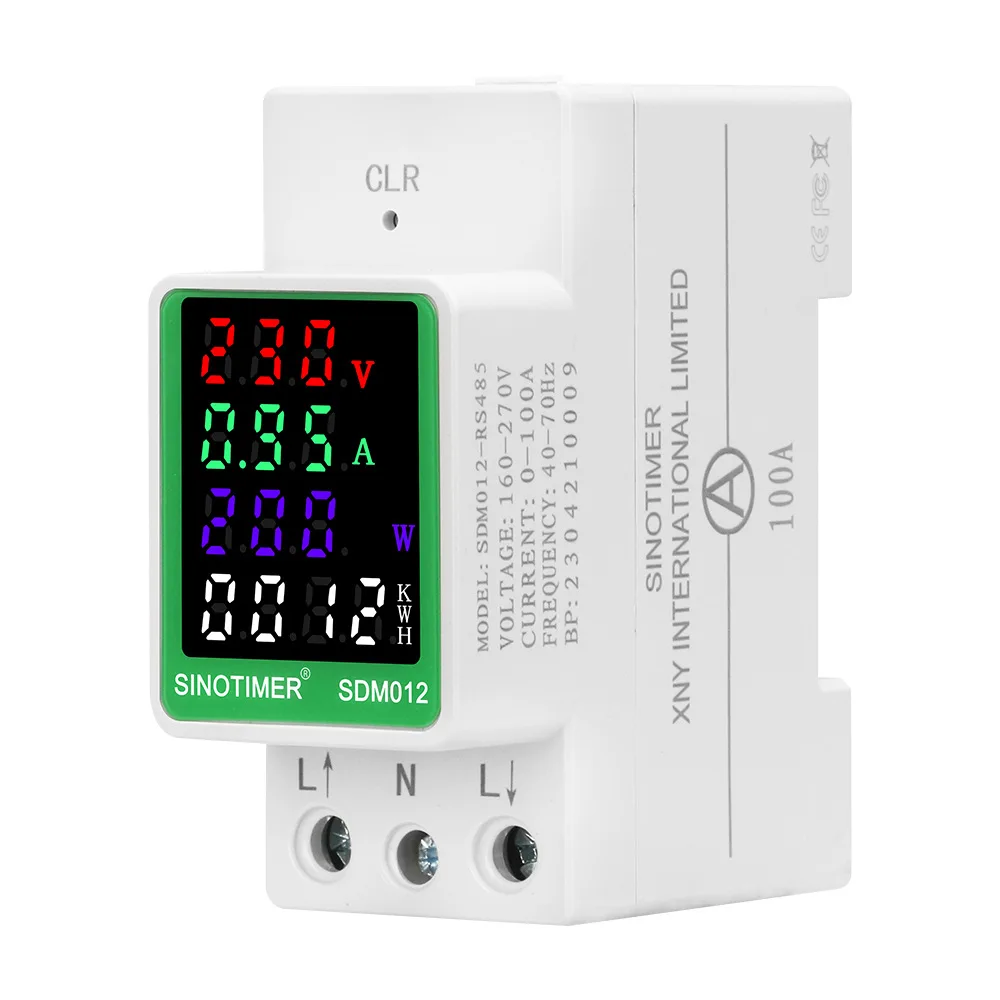 4 In1 AC 110V 220V 100A Voltage Current KWH Electric energy monitor meter VOLT AMP voltmeter ammeter Wattmeter Din Rail Install
4 In1 AC 110V 220V 100A Voltage Current KWH Electric energy monitor meter VOLT AMP voltmeter ammeter Wattmeter Din Rail Install