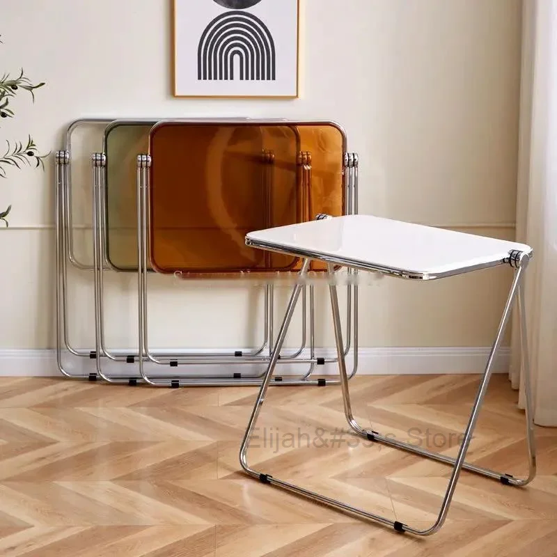 70*50cm Ins Crystal Transparent Folding Table Acrylic Side Table Coffee Table Portable Office Study Computer Table Home Use
70*50cm Ins Crystal Transparent Folding Table Acrylic Side Table Coffee Table Portable Office Study Computer Table Home Use