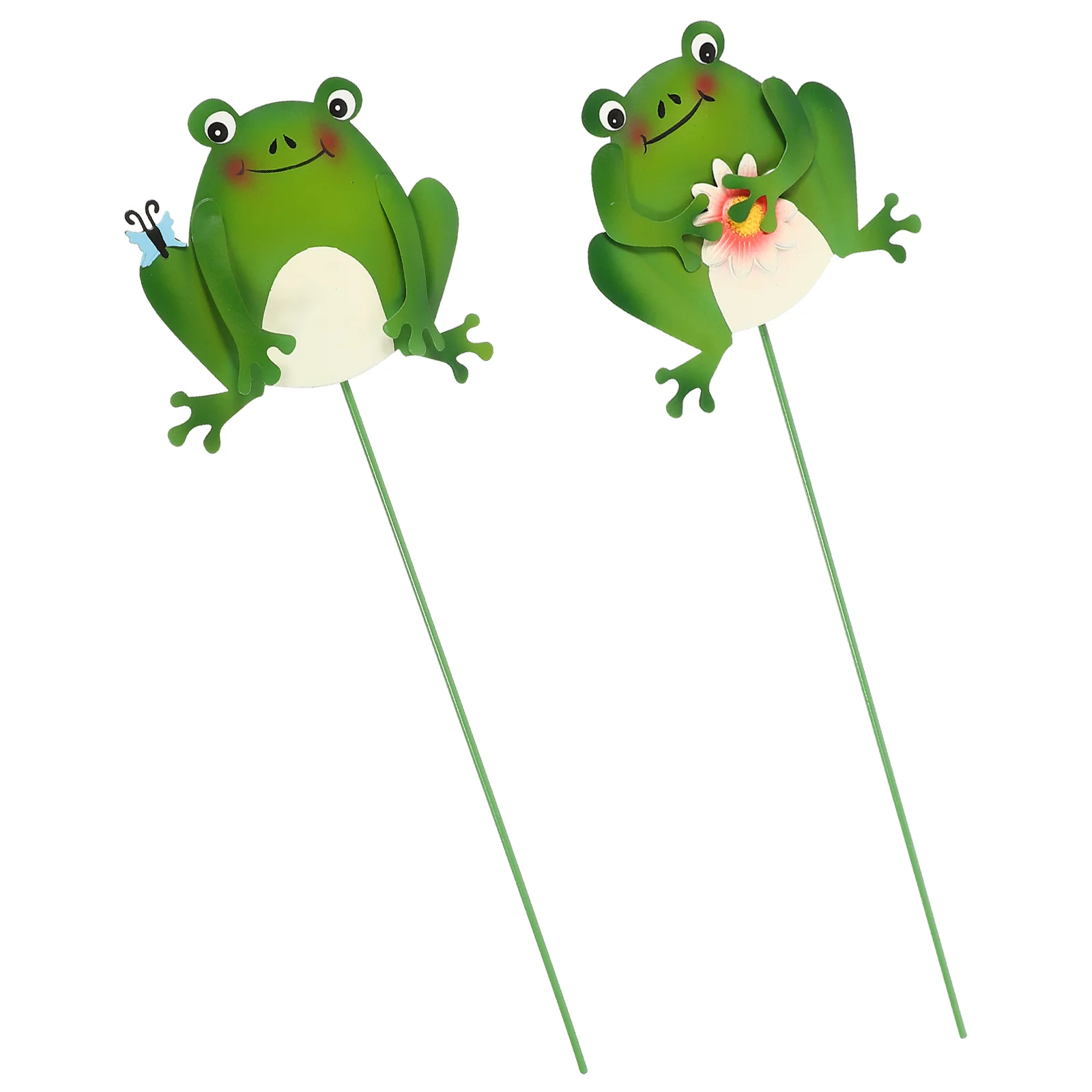 2 Pcs Frogs Planter Stakes Crafts Outdoor Decorations Patio Metal Wrought Iron Garden
2 Pcs Frogs Planter Stakes Crafts Outdoor Decorations Patio Metal Wrought Iron Garden