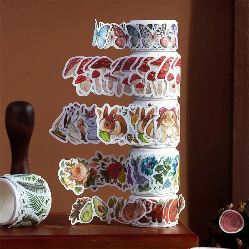 

Mr. Paper 9 видов стилей Мультяшные милые наклейки Washi особой формы, материал для руководства с животными, милые декоративные наклейки