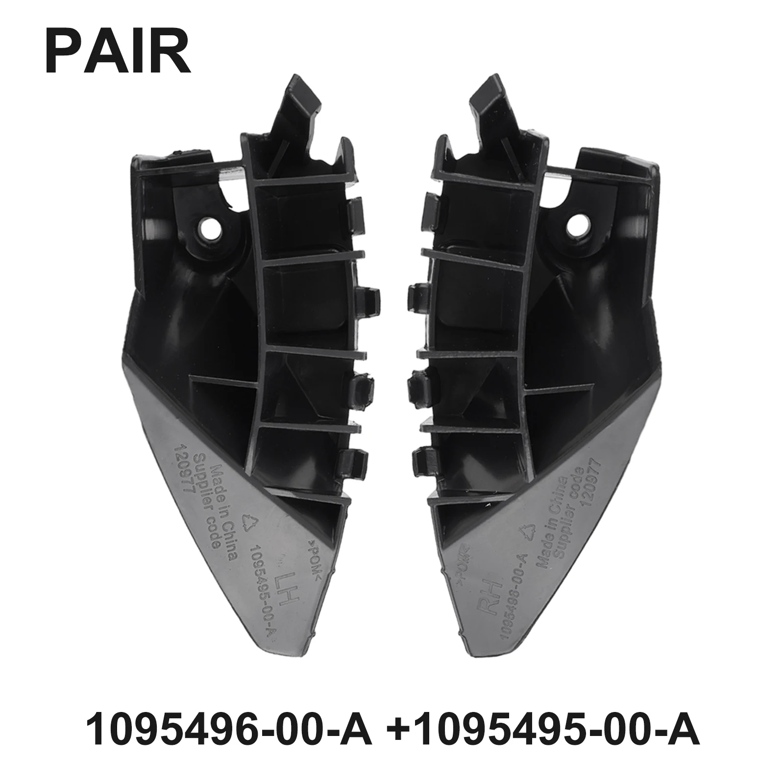 Pair Bumper Fender Bracket Vehicle 1095495-00-A 1095496-00-A Accessories Front Left & Right Parts For Tesla Model S 12-21
Pair Bumper Fender Bracket Vehicle 1095495-00-A 1095496-00-A Accessories Front Left & Right Parts For Tesla Model S 12-21