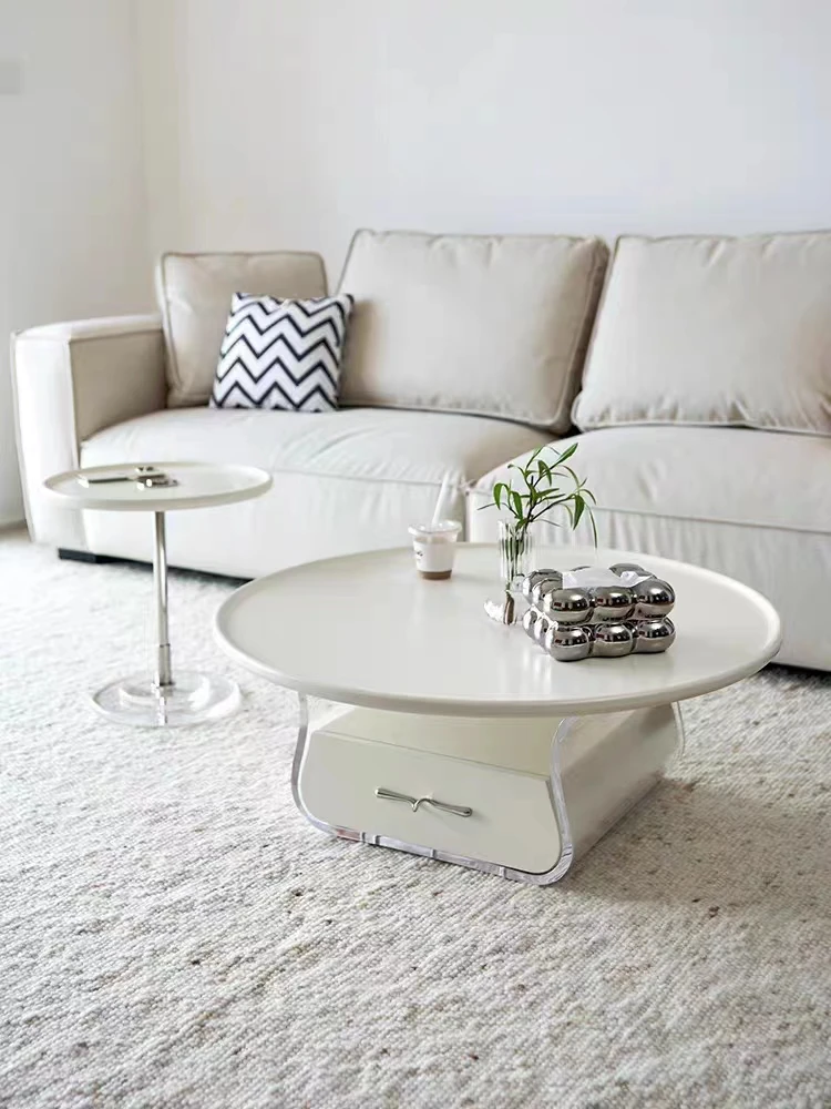 Cream style tea table table living room home 2023 new tea table light luxury modern high-end sense acrylic coffee table simple
Cream style tea table table living room home 2023 new tea table light luxury modern high-end sense acrylic coffee table simple