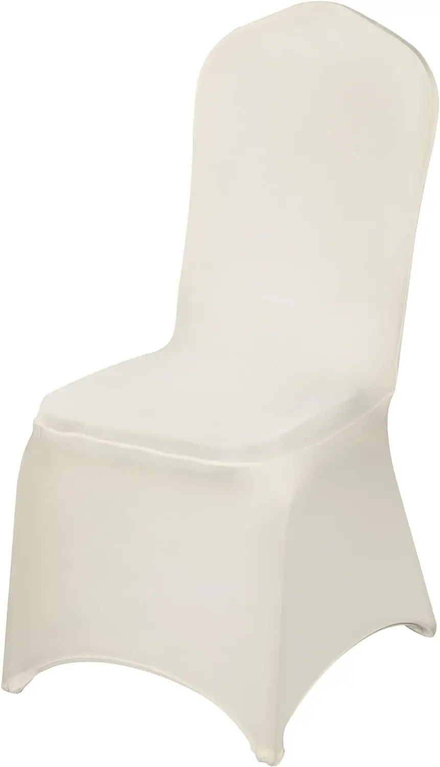 100 PCS Ivory Chair Covers Polyester Spandex Chair Cover Stretch Slipcovers for Wedding Party Dining Banquet Chair Flat-Fr
100 PCS Ivory Chair Covers Polyester Spandex Chair Cover Stretch Slipcovers for Wedding Party Dining Banquet Chair Flat-Fr